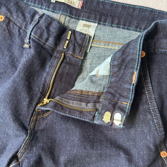 Levi’s 545 Low Skinny Capri Jeans Black Wash Size 10 - Picture 5 of 7